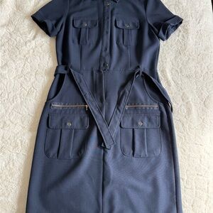 Elegant Navy Dress